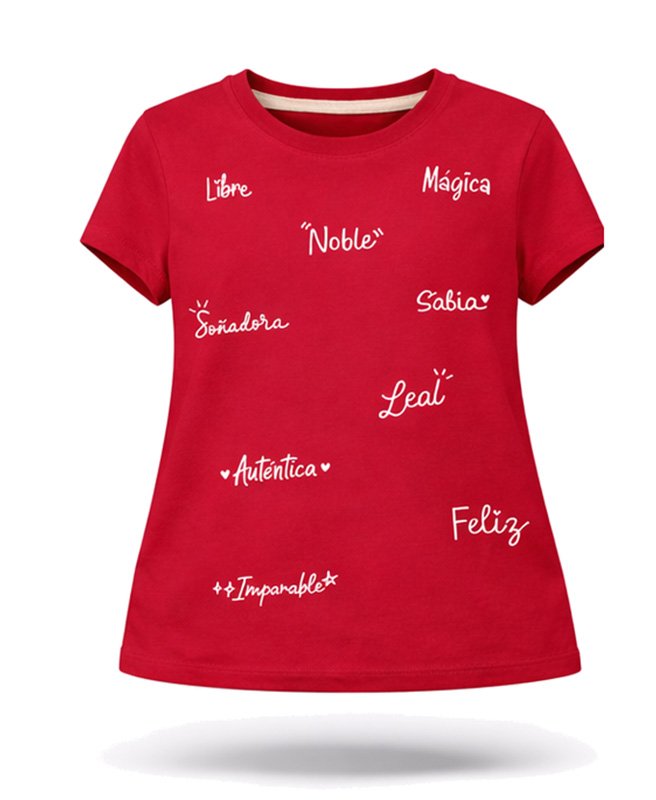 Camiseta Bordada Libre Noble Mágica